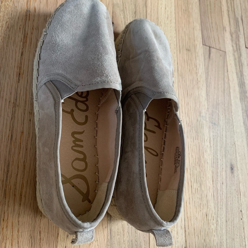 SAM EDELMAN Leather Carrin Man Made Canvas Shoes - Picture 4 of 7